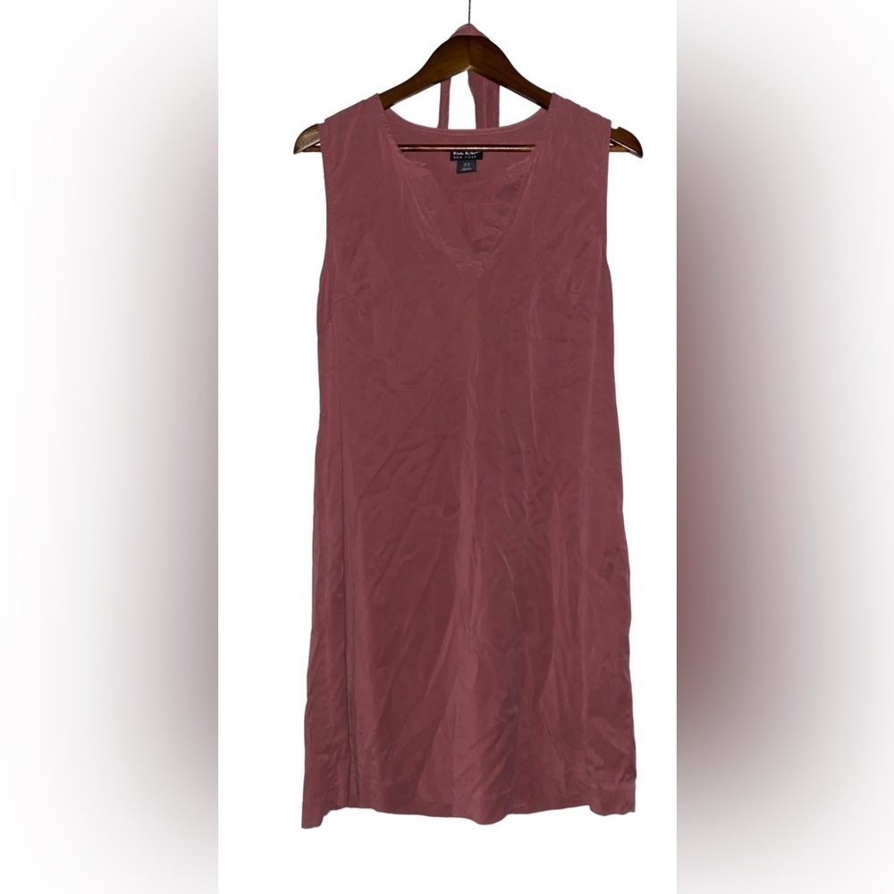 Nicole Miller Sleeveless Belted Dress Summer Women Lagenlook Minimalist‎ Size 10